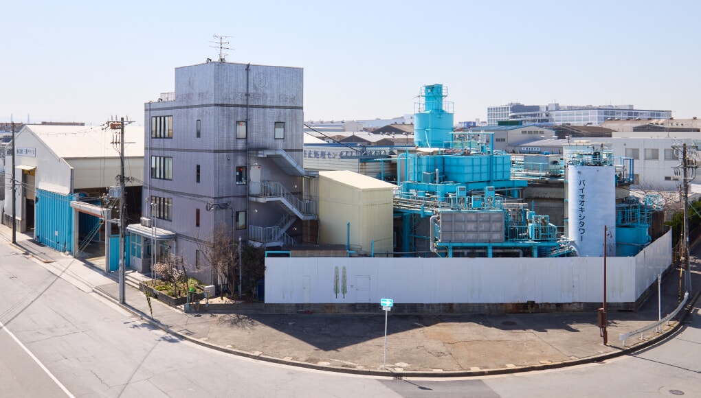 本社処理プラント全景