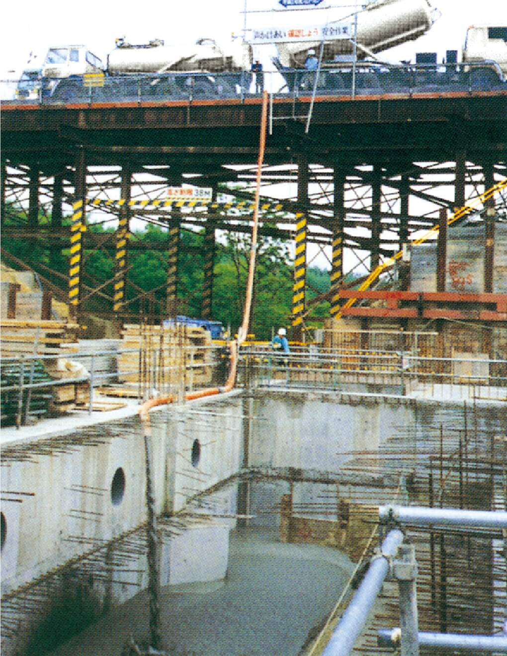 高落差での埋戻し